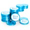 80ct It's a Boy Baby Shower Candy Blue Chocolate Coins Party Favors (80 Pack) - By Just Candy